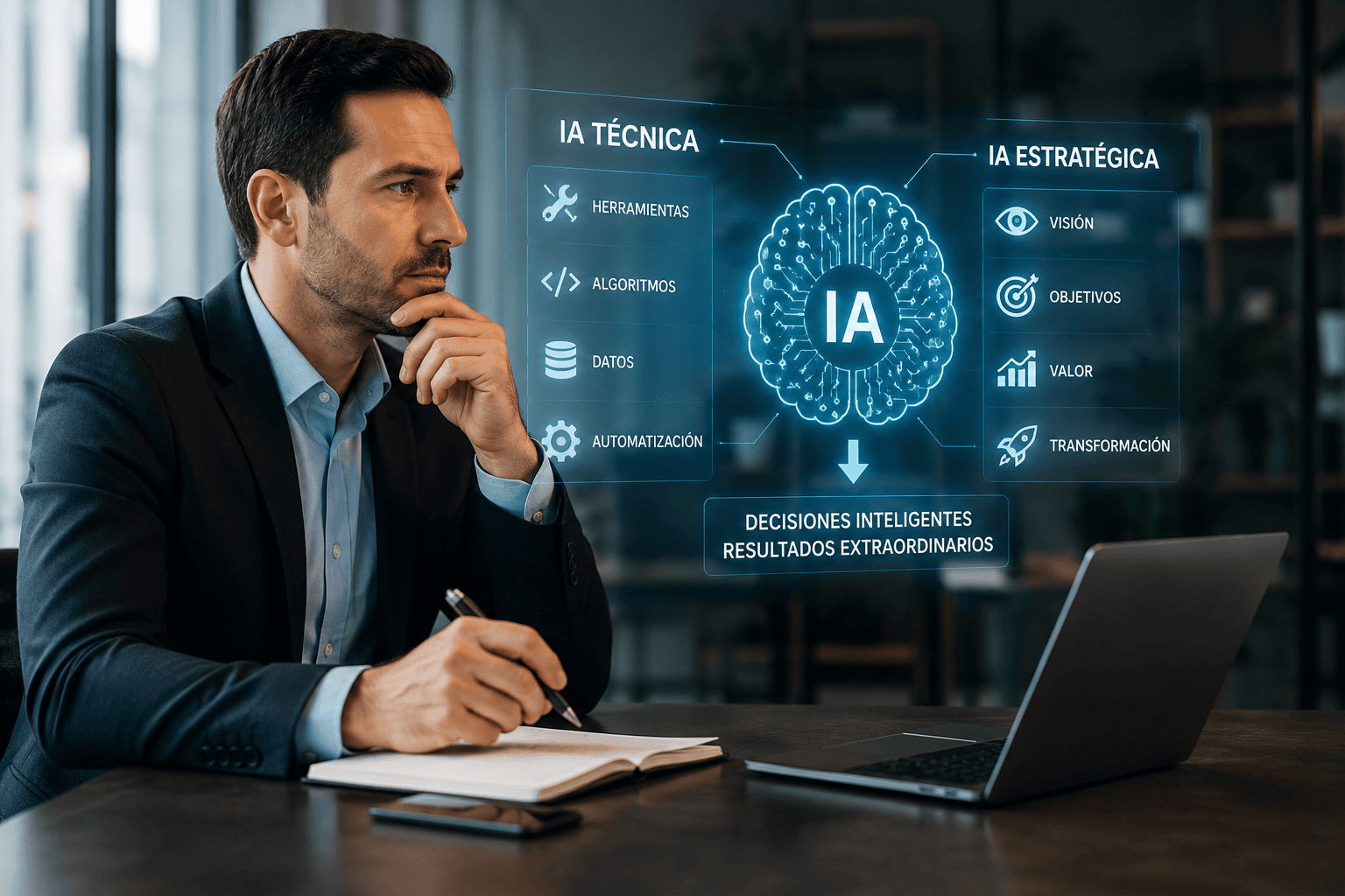 ¿Qué es la IA estratégica y por qué importa más que la IA técnica?